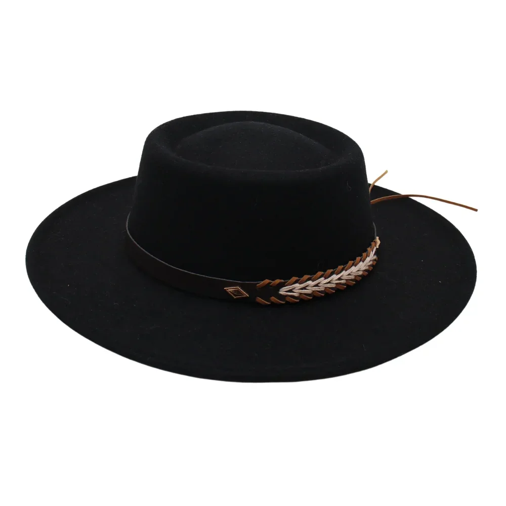 Французская церковная купольная шляпа, дамская шляпа Fedora, осенне-зимняя шерсть, мужская фетровая шляпа, джазовая фетровая шляпа, элегантная широкополая шляпа, дамская банкетная шляпа