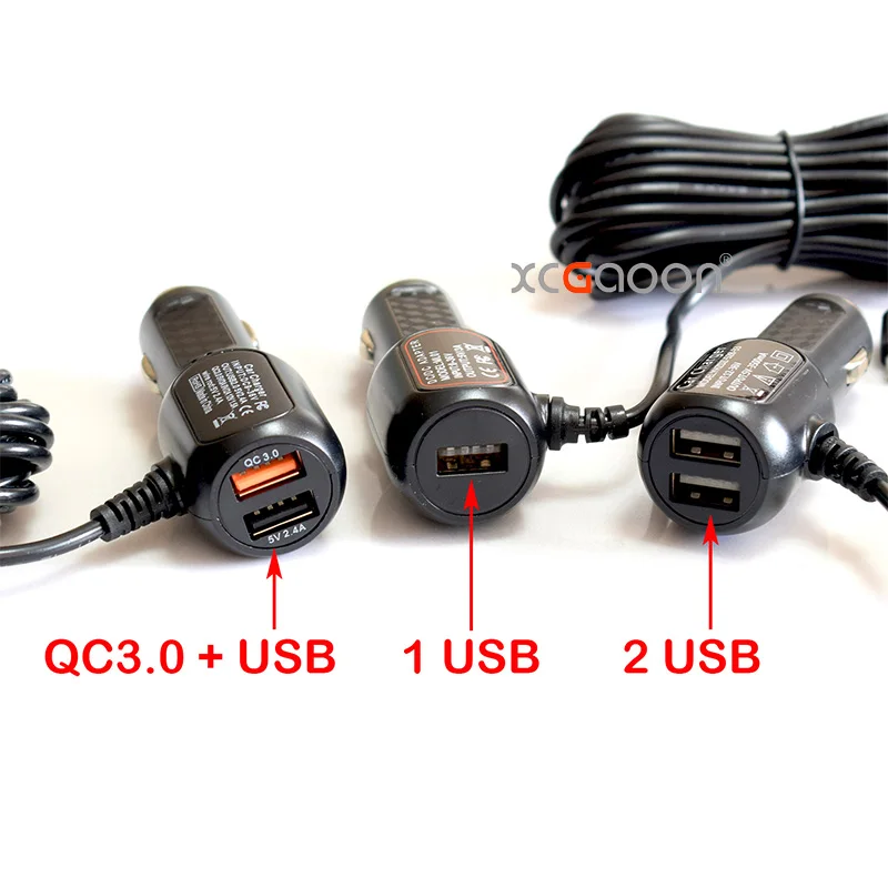 รูปสินค้า สายชาร์จรถยนต์ USB สำหรับ DVR กล้อง GPS