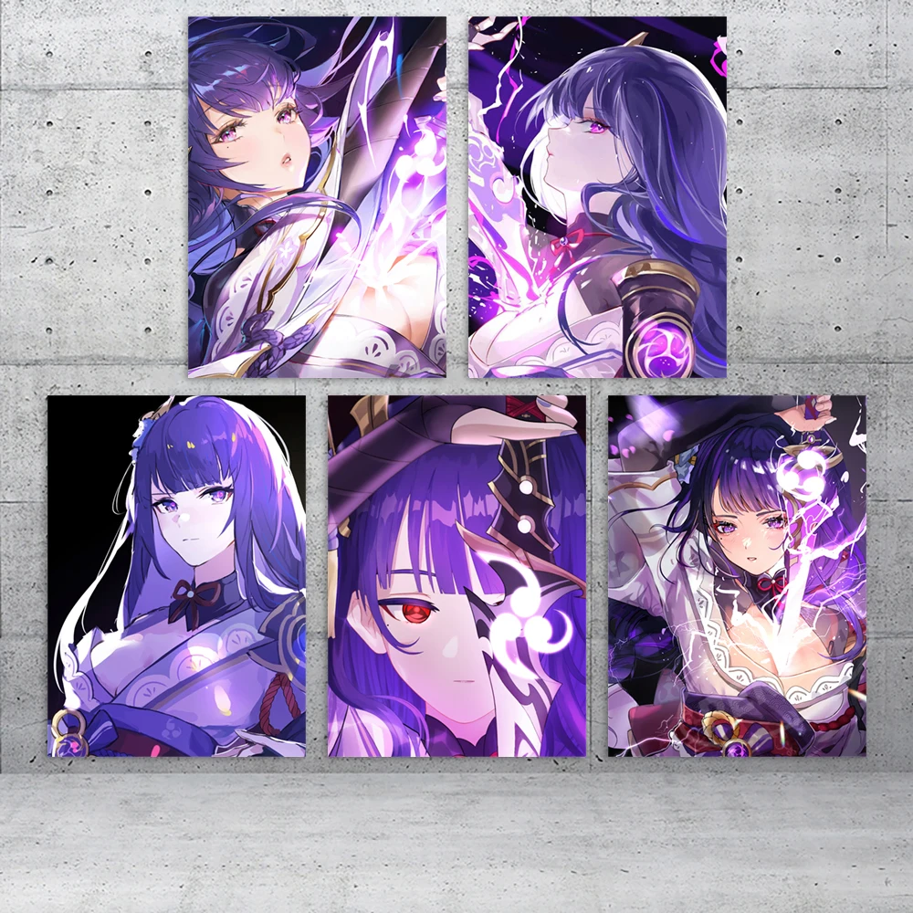

Prints Painting Genshin Impact Modular Pictures Game Canvas Wall Art Beelzebul Home Decoration Modern Bedside Background Poster