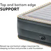 INTEX 64417ED Dura-Beam Deluxe Comfort-Plush High-Rise Air Mattress Fiber-Tech Queen 22in Bed Height 600lb Weight Capacity Grey 6