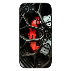 Supercar - Inspired Protective Case with Wheel Calipers and Taillights Design for Motorola Moto G14 (1)