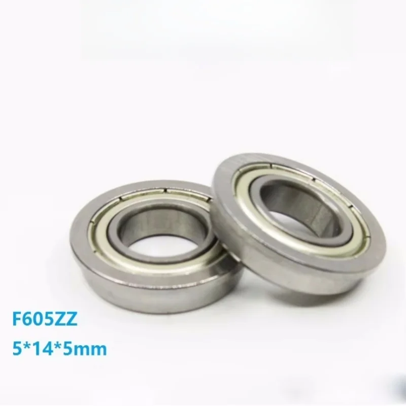 20 Stück/50 Stück/100 Stück F605ZZ F605Z F605 Z ZZ F605-ZZ 5 x 14 x 5 mm Flansch-Rillenkugellager Miniatur 5 x 14 x 5 mm