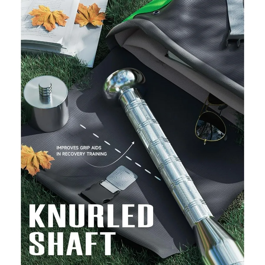 17.5lbs Adjustable Macebell Clubbell for Strength Training,Premium Steel Indian Club for Full Body, Muscles, Shoulder, Grips & F