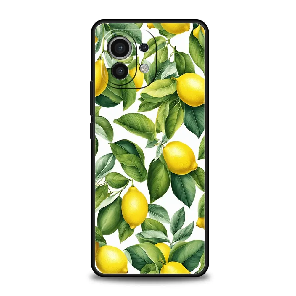 Soft TPU Lemon Fruit Phone Case Cover