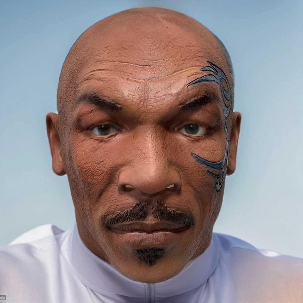 

Boxing Champion Mike Tyson Mask Russian President Putin Mask Realistic Halloween Party Headdress Role-playing Cosplay Props