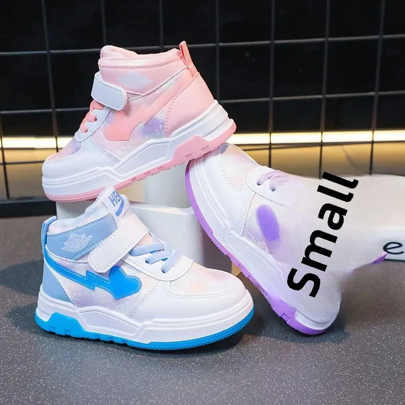 Fashion High Quality Boys White Toddler Sneaker Children Flat Shoes