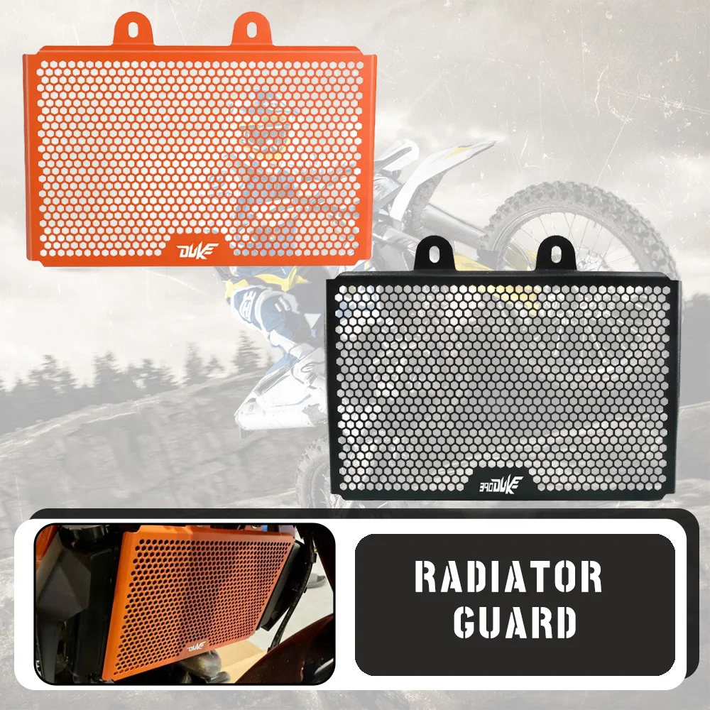 

Motorcycle Radiator Guard Protector Grille Cover Accessories For KTM Duke 125 200 250 390 Duke 2017 2018 2019 2020 2021-2023