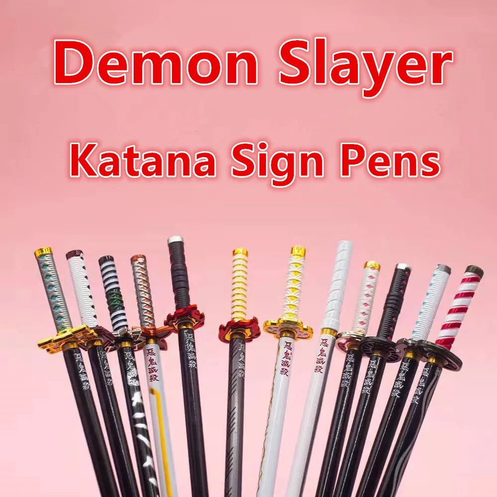 Anime Demon Pens Cosplay Puntelli Per Armi Katana Roller Pen Regalo Di Originalità