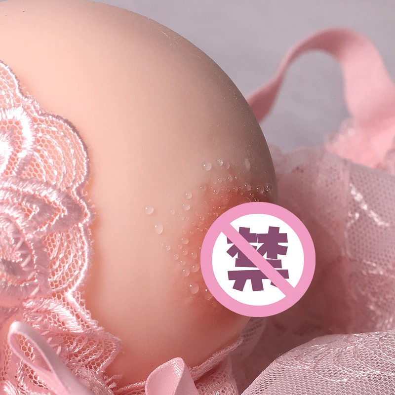 Mens Sex Toys Women Silicone Fake Boobs Silicone 4D Realistic Artificial Breasts False Chest Vagina Male Sex Toy Soft Mini Boobs Ball Masturbation For Adult Product