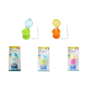 Bottle Cap Spout Adapter with Straw Protects Kids Mouth No Spill Silicone Water Bottle Cap for Kids & Adults Lightweight