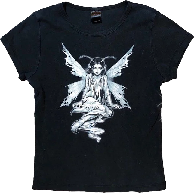 

Угловая Готическая футболка большого размера, Детская футболка, уличная одежда, футболка с графическим эмо, винтажные укороченные топы, женская одежда Y2K, одежда в стиле панк с коротким рукавом