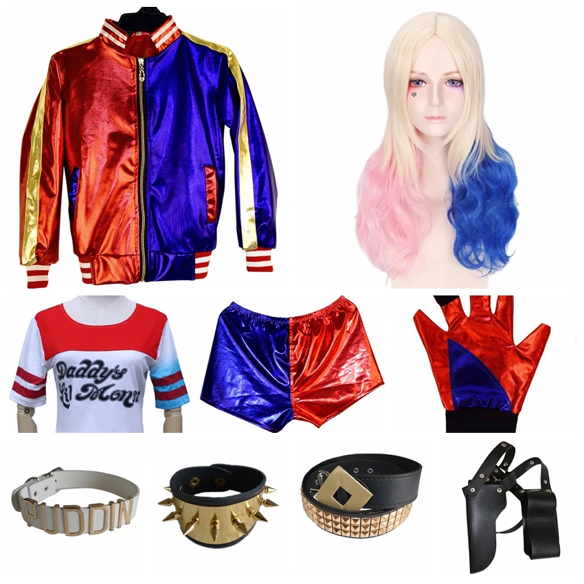 Halloween Suicide Squad Harley Quinn Kost 252 M Erwachsene Set