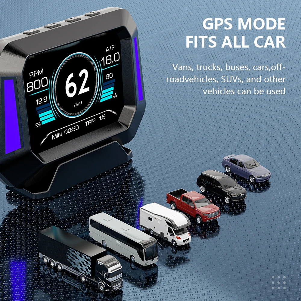 WYOBD P21 OBD2 GPS HUD  ÷,    ӵ  溸 º ǻ   Һ