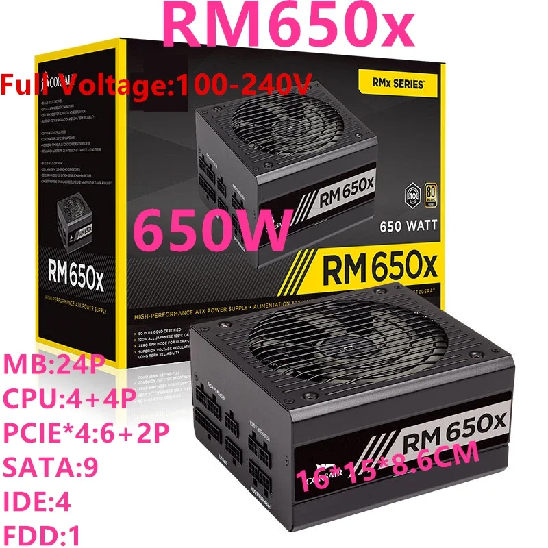 Corsair RM850x  850W Alimentation PC Modulaire 80 PLUS Gold PSU