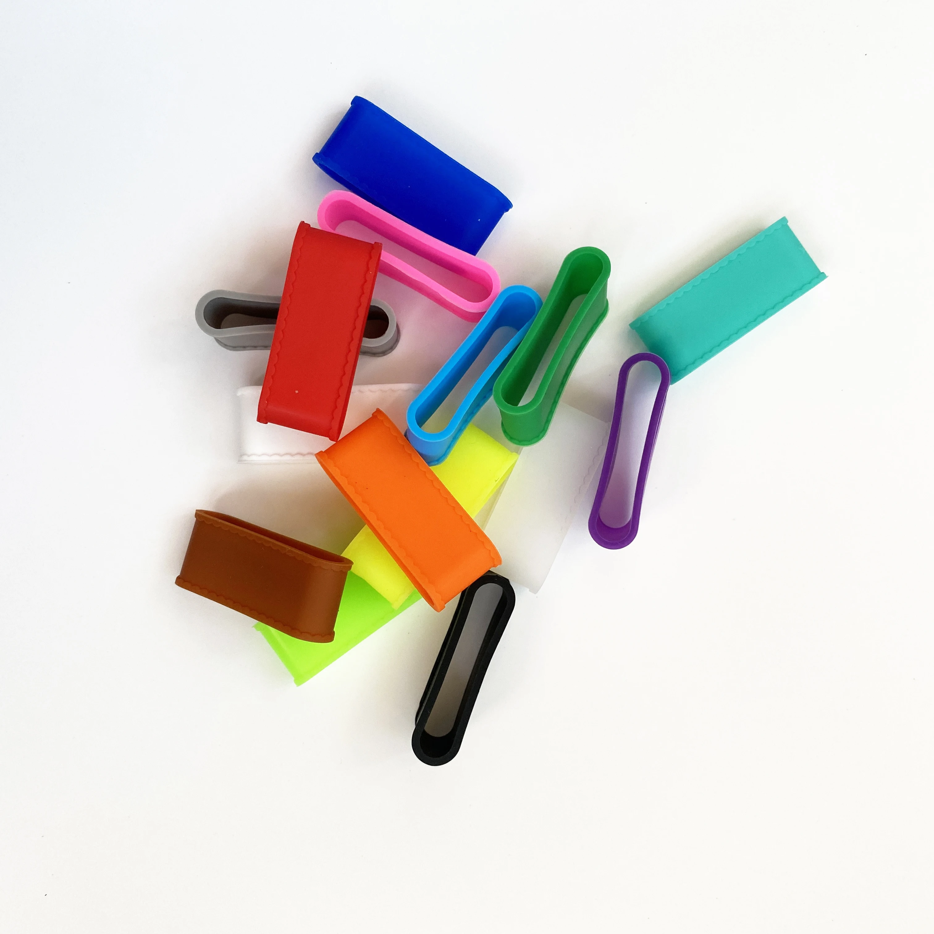 (25pcs/lot)Pickleball Paddles Handle Rubber/Silicone Tennis Racket Grips Ring/handle's Silicone bushing/overgrip