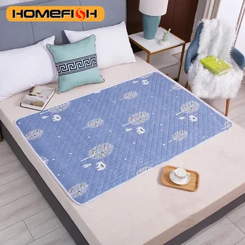 Tappetino Lavabile HOMEFISH per Materasso, Protezione Letto per Bambini e Neonati, Simpatico Cartone Animato, Traspirante