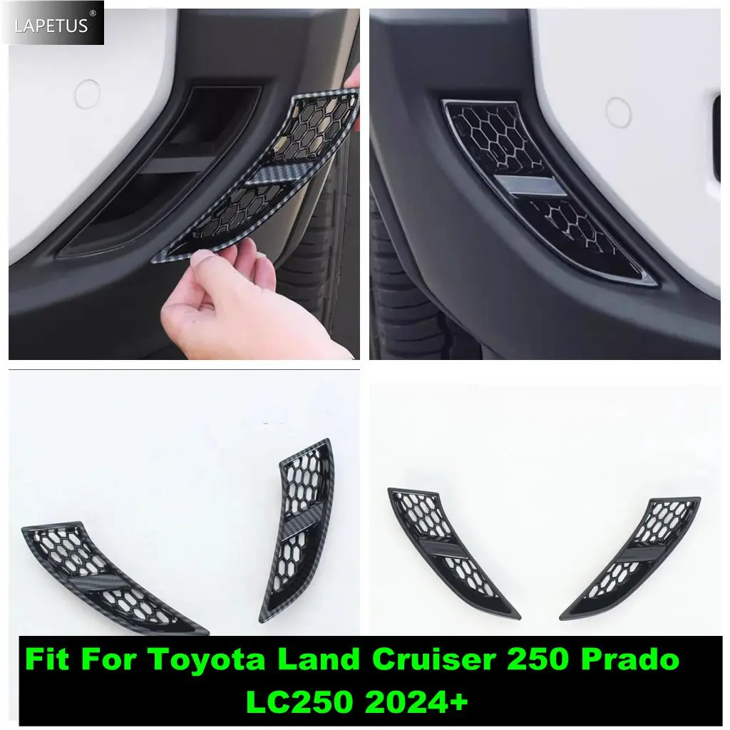 thumbnail image 2 of Front Fog Light Decorative Strips For 2024-2025 Toyota Land Cruiser 250 & Prado - Black Trim 2 of 10