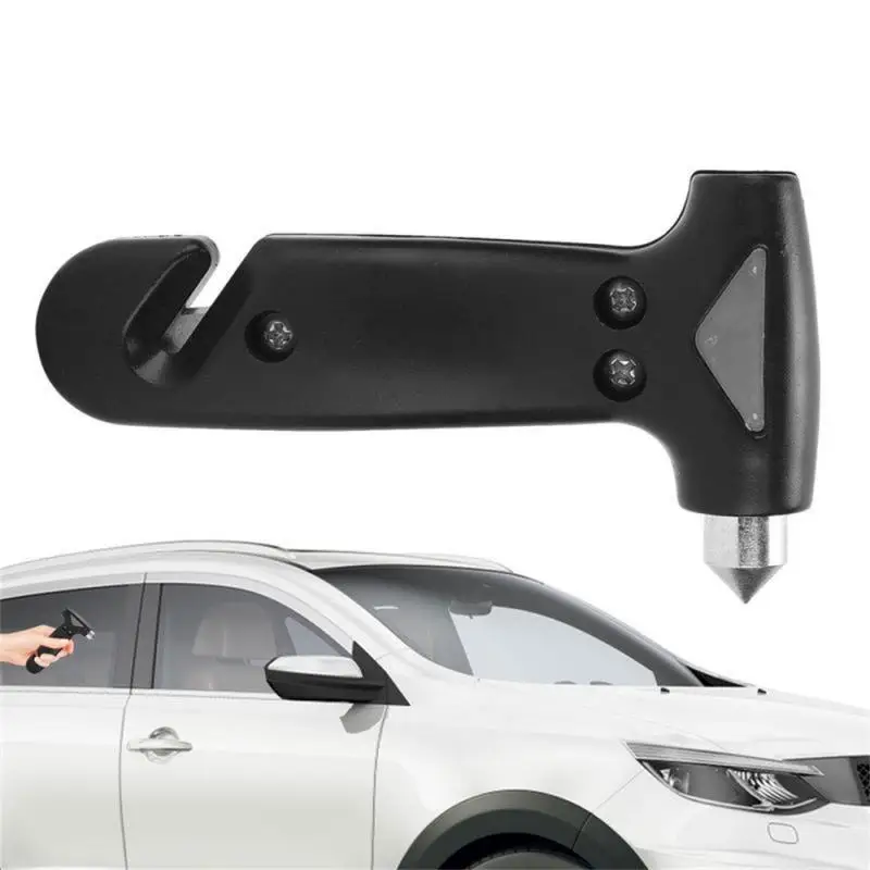 Car Safety Hammer With Seat Belt Cutter Car Broken Window Escape Accessories Survival Tools