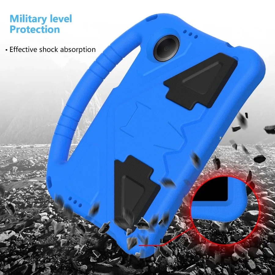 EVA Shockproof Protective Tablet Case for Kids - Stand Feature, Nontoxic, Safe for Students
