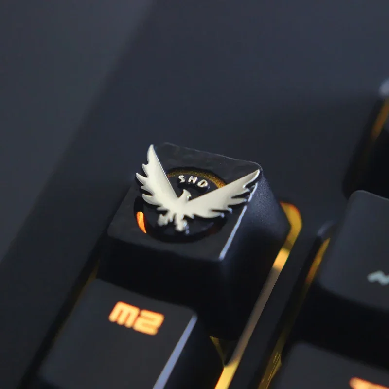 OEM Keycap Mechanical Keyboard LOL Game Overwatch Zinc Aluminum Alloy APEX CF Pikachu Dota Single R-star Anime Game Gift Keycap