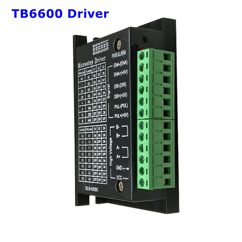 

TB6600 stepper driver Nema 23 17 motor engine module CNC router drive controller 2 phase 4 phase stepping driver parts