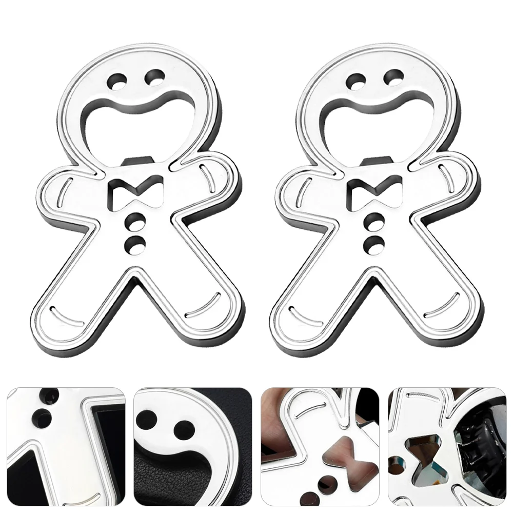 

Gingerbread Man Bottle Opener Beer Zinc Alloy Opening Tool Party Supplies Drinking Accessories Lid Lifter Keychain