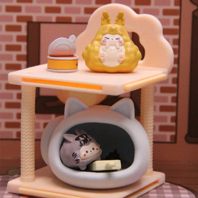 

Игрушки KIKI Meow в стиле цифры, милые фигурки героев аниме, Милая модель коробки для загадок, дизайнерская кукла, милый подарок на рабочий стол