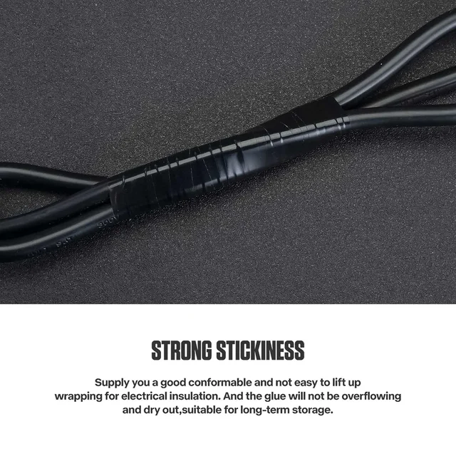 10/50/100 Rolls Electrical PVC Insulation Tape, Black Wire Wrapping Tape 10M/20M Length, 0.71 Inch Wide for Electrical Repair 2