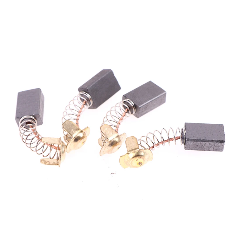 RUNCCI-YUN 4 Spazzole Di Carbone 12,5x5x42mm Per Motori Elettrici – Compatibili Con Bosch Siemens (616505) – Con Molla E Capocorda
