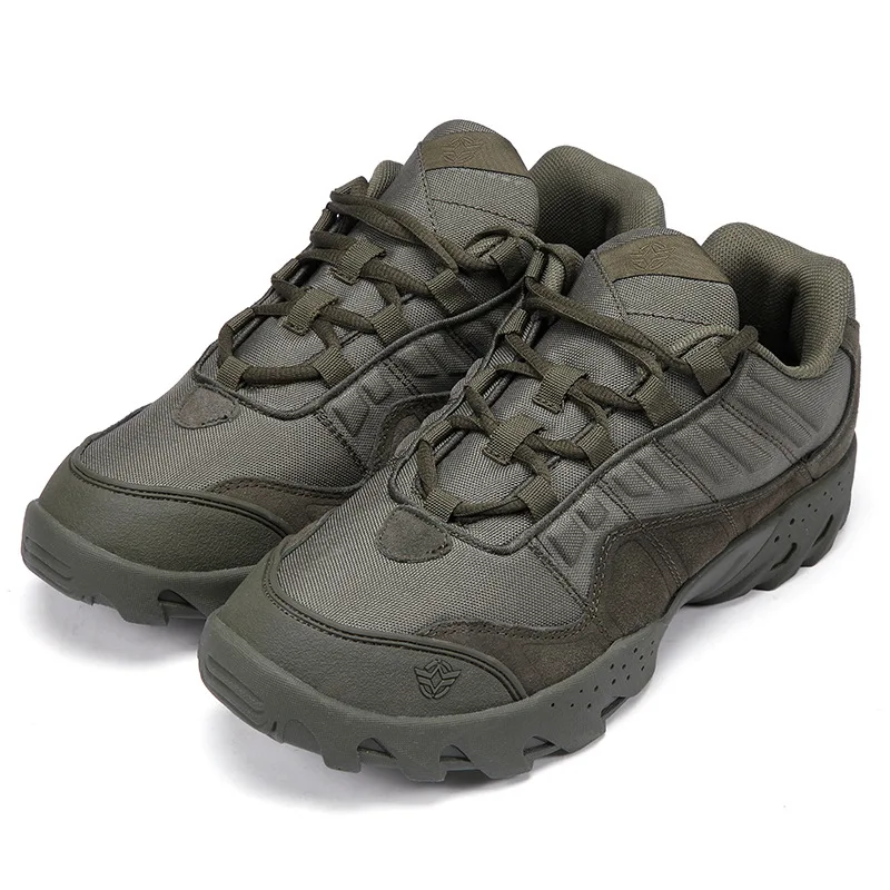 Outdoor Army Fans Comabt Training Boots Climbing Hiking Camping Desert Leather Nylon Wearproof Waterproof Tactical Sports Shoes