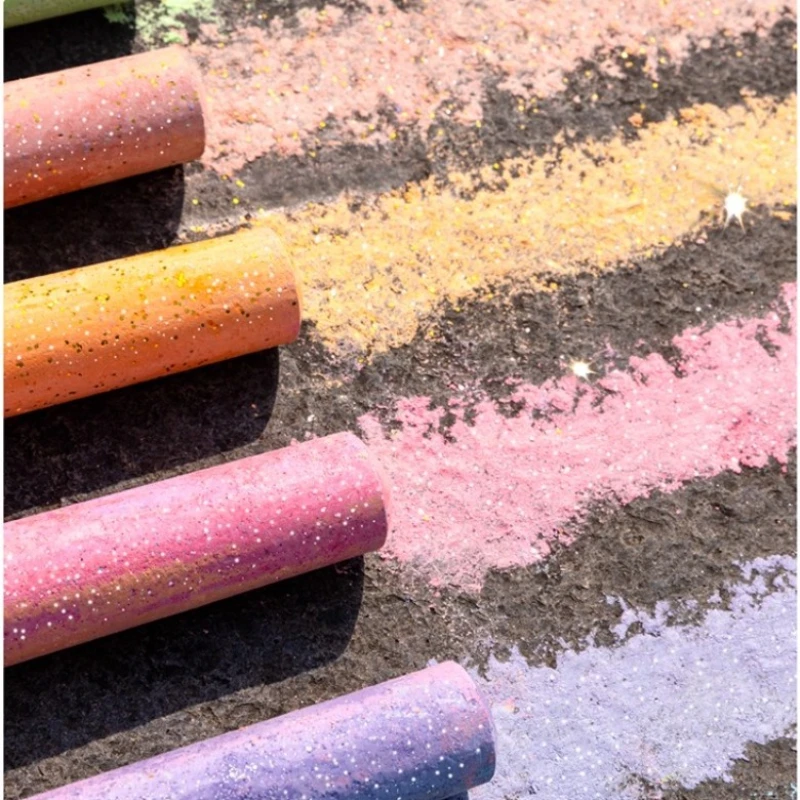 대형 먼지 없는 무독성 수용성 분필펜, 분필 홀더 포함, 어린이 낙서용 칠판에 사용