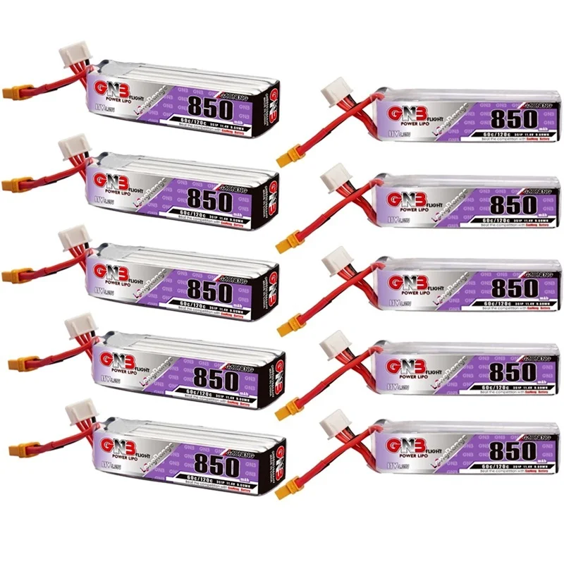Lot de 2 à 10 Batteries Drone Extra Puissantes 7.6V 3000mAh