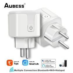 Smart Plug WiFi Socket EU 16A Power Monitor Timing Function Tuya SmartLife APP Control Works With Alexa Google Assistant Yandex