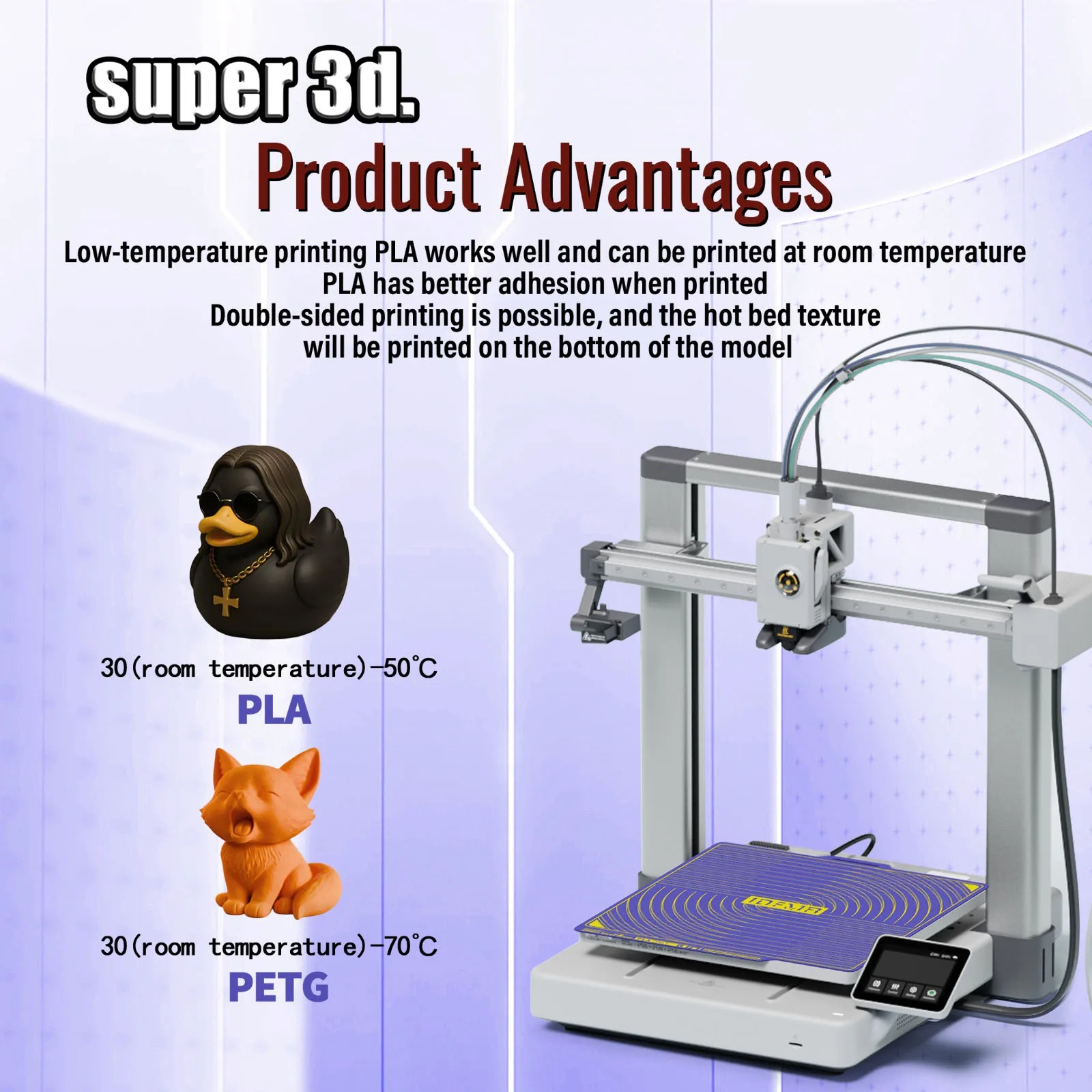 Gladde Plaat Smooth PEI Bambu Lab A1 Mini