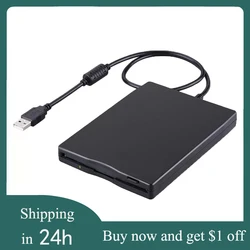 USB Floppy Disk Reader Drive 3.5” External Portable 1.44 MB FDD Diskette Drive for Windows 7 8 2000 XP Vista PC Laptop Desktop