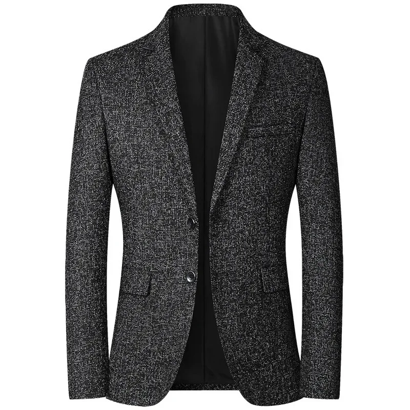 Casual Thin Men's Suit Jacket Hot Sale Of The Season Spring Lightweight Middle-Aged Single-Breasted Top Dad Casual Wear Comforta