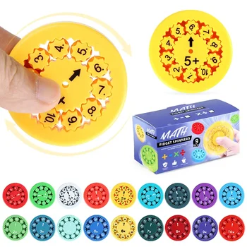 Math Fidget Spinners Educational Rotating Toys for Children to Learn Arithmetic Fingertip Gyroscope Education Tool Student Gifts 1