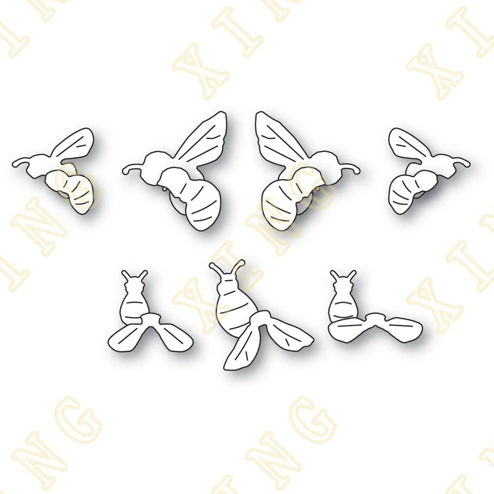 버징 범블비 금속 공예 절단 다이, DIY 스크랩북 종이, 일기 장식 카드, 수제 엠보싱, 2024 신제품
