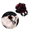 Red Rose Gothic Victorian Rings Adjustable Finger Rings Goth Trendy Flower Open Rings Halloween Party Jewelry Wedding 5