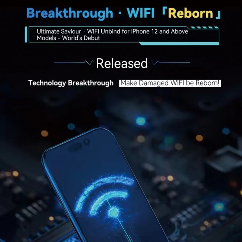 JCID WiFi Chip P15 Reader and Writer WiFi Repair Instrument V1S PRO Activation Module 12 13 14 15 Chip Tool