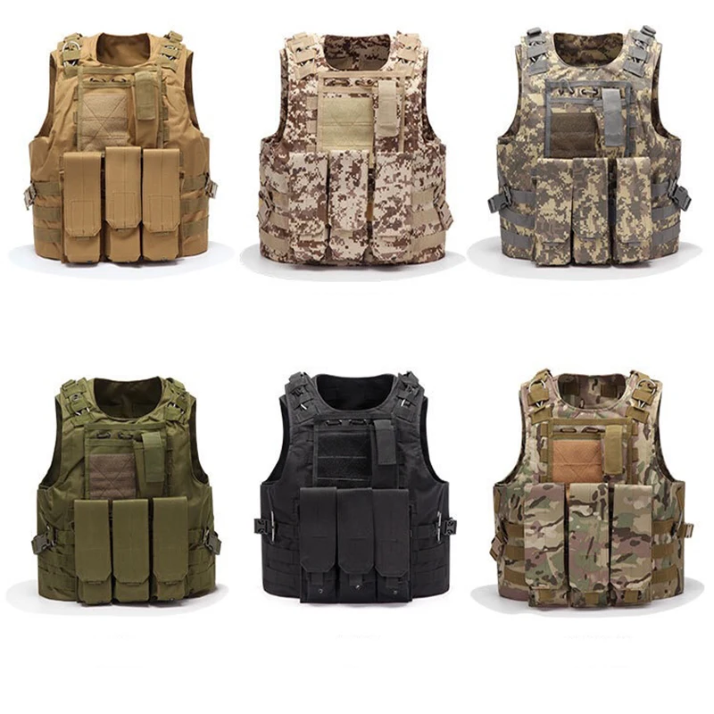 

Tactical Unloading Airsoft Hunting Molle Vest Military Soldier Combat Vest Army Camouflage Carrier Shooting Vest