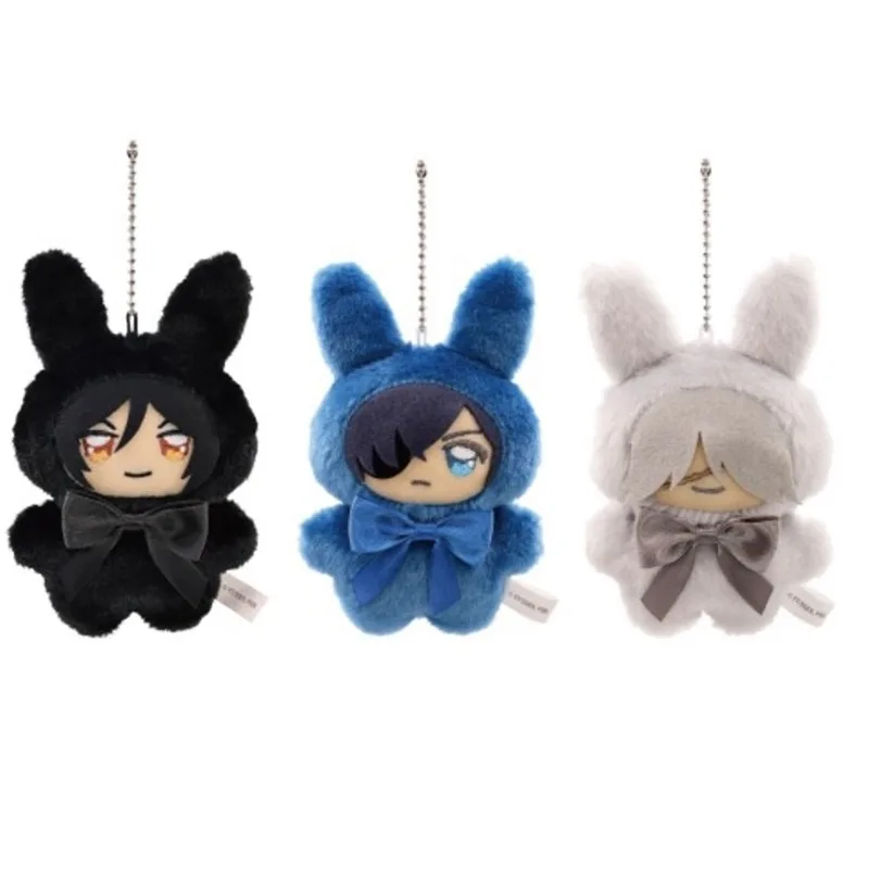 In Stock Original Genuine Ensky Ciel Phantomhive Sebastian Michaelis Under Taker 12CM Cartoon Character Plush Toy