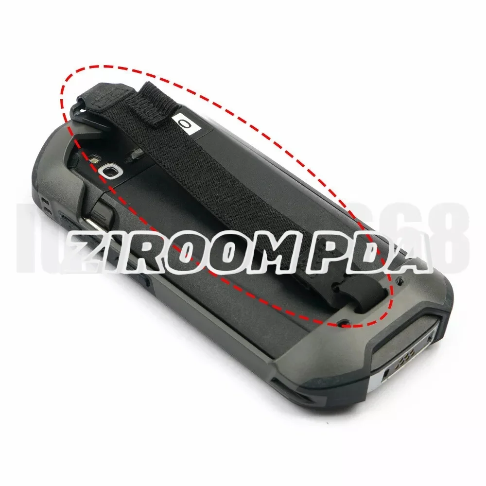 심볼 TC51 TC510K TC56 TC52 TC57(검은색)용 핸드 스트랩 범퍼가 있는 2PCS 외골격 보호 커버