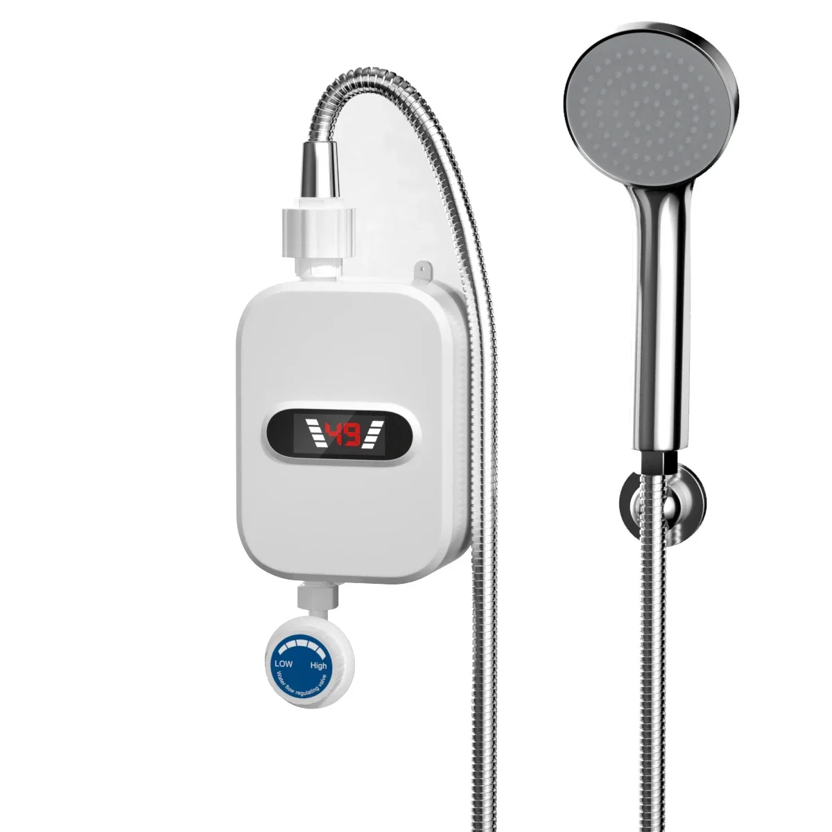 3500W electric mini instant hot water heater bathroom faucet tap heating 3 seconds instant water heater shower head set