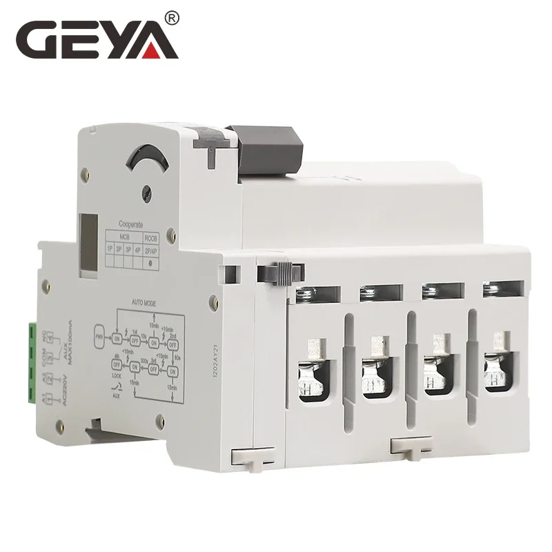 GEYA GRD9L-R Auto Recloser con un tipo RCCB RCD ELCB 40A 63A 30mA 100mA 300mA interruttore di sicurezza