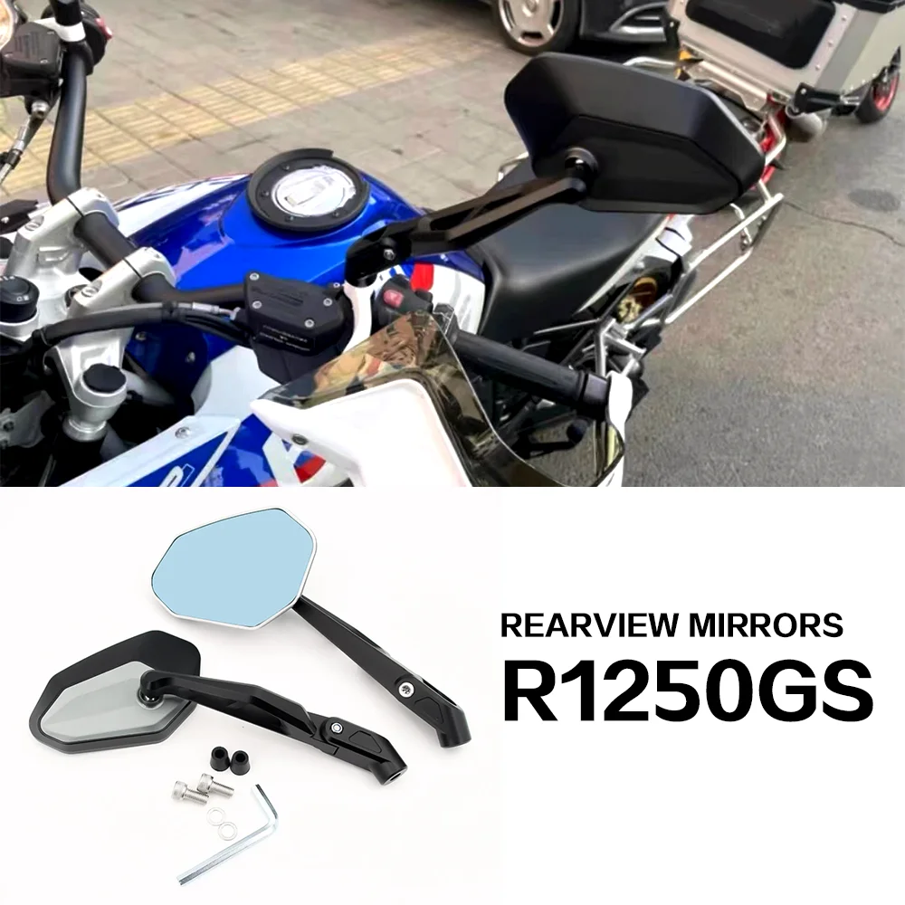 

R1250GS R 1250 GS Accessories Rearview Mirror GS1250 Side Mirrors CNC Aluminum for BMW R1250GS R1250 GS 1250 ADVENTUER Parts
