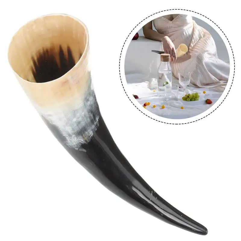 Medieval Viking Cup French Perle Retro Drinking Glasses Vintage Drinking Horn