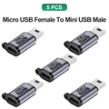 5x Micro to MiniUSB