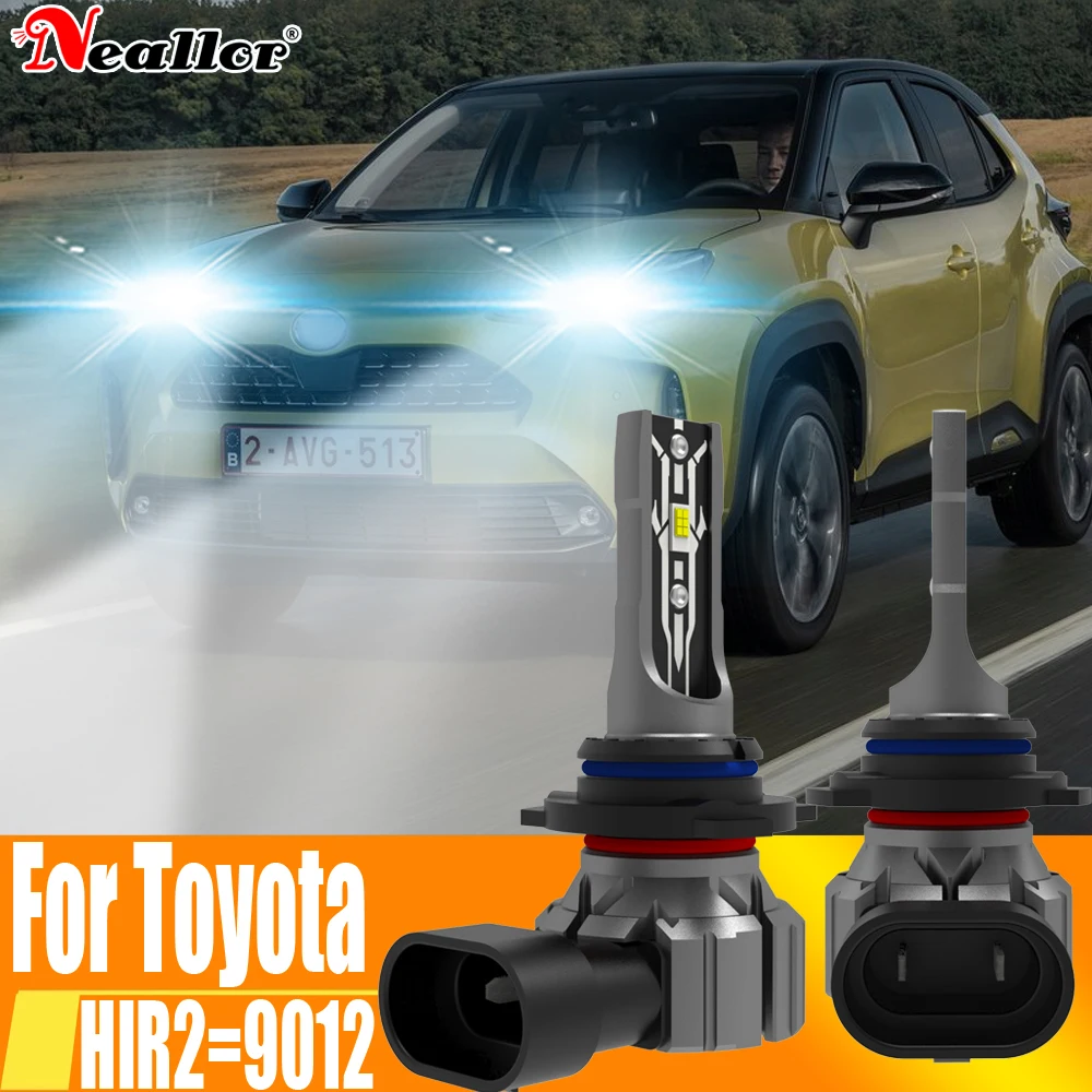 2x HIR2 Led Headlight Canbus No Error 9012 Car Bulb High Power