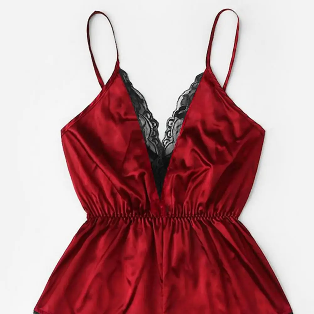 Sexy Lingerie Sleepwear Sling Silky Comfortable Nightwear Womens Silk Satin Sleeveless Robe Kimono Robe Short Bathrobe Pajamas